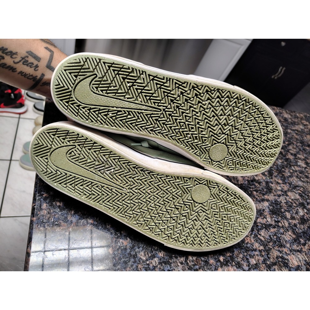 Nike SB Chron 2 Enamel Green Suede Skate Shoes Mens 12 DM3493-302 - Picture 5 of 7
